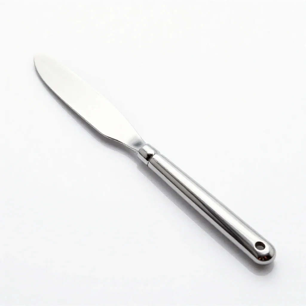 Palette knife isolated on a white background