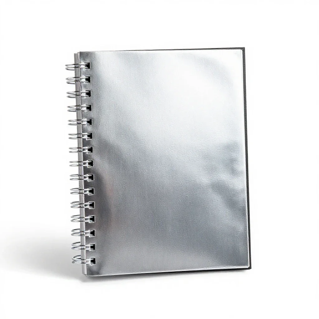 Spiral sketchbook isolated on a white background