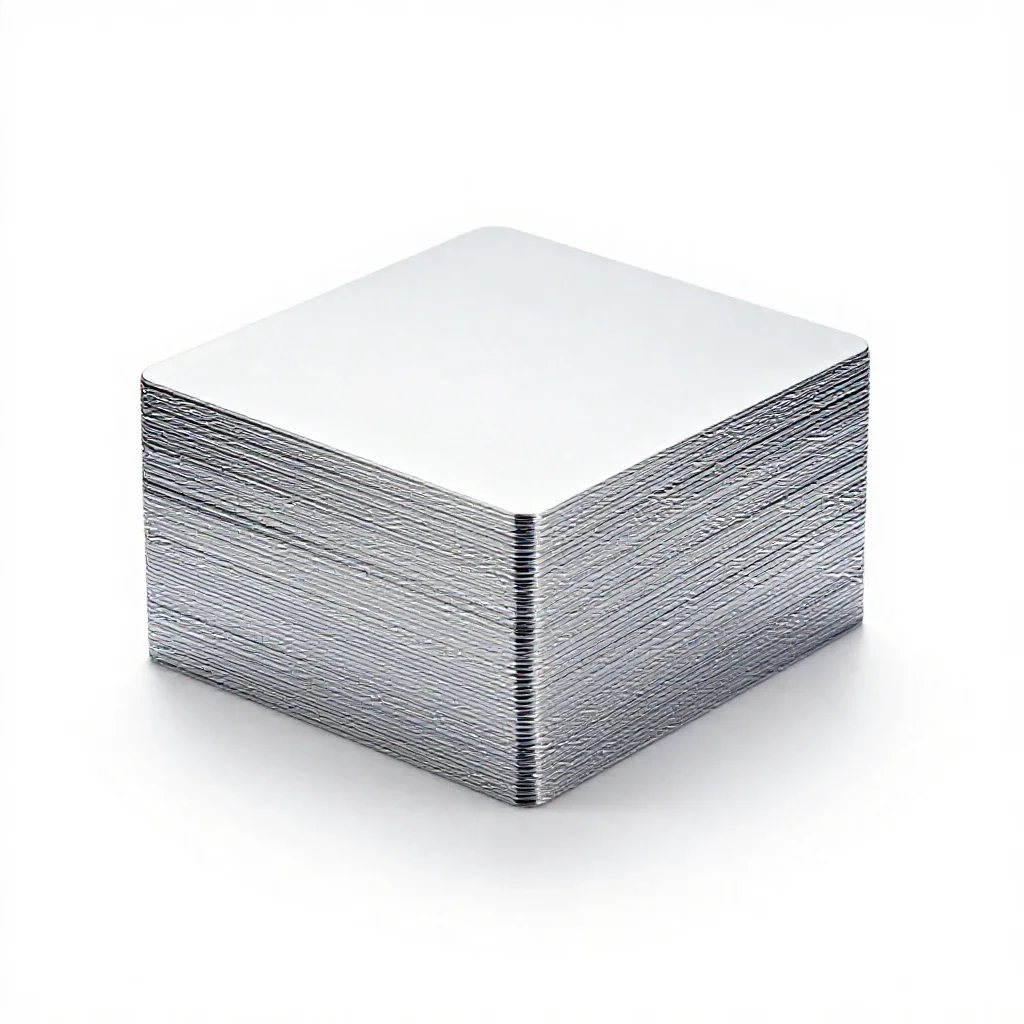 Stack of index cards isolated on a white background