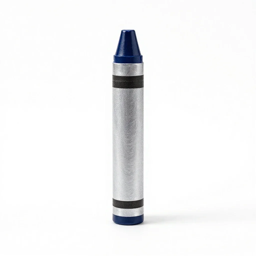 Wax crayon set isolated on a white background