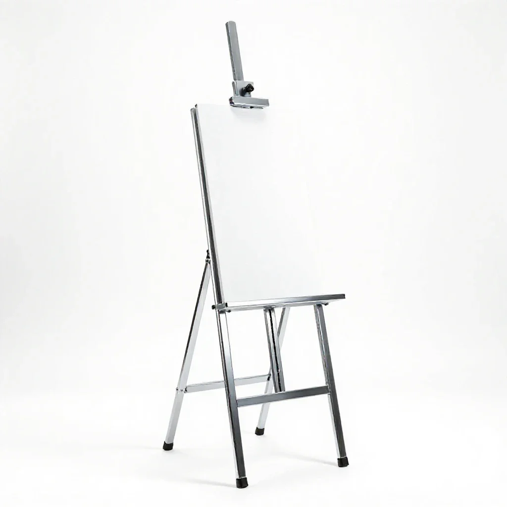 Easel isolated on a white background