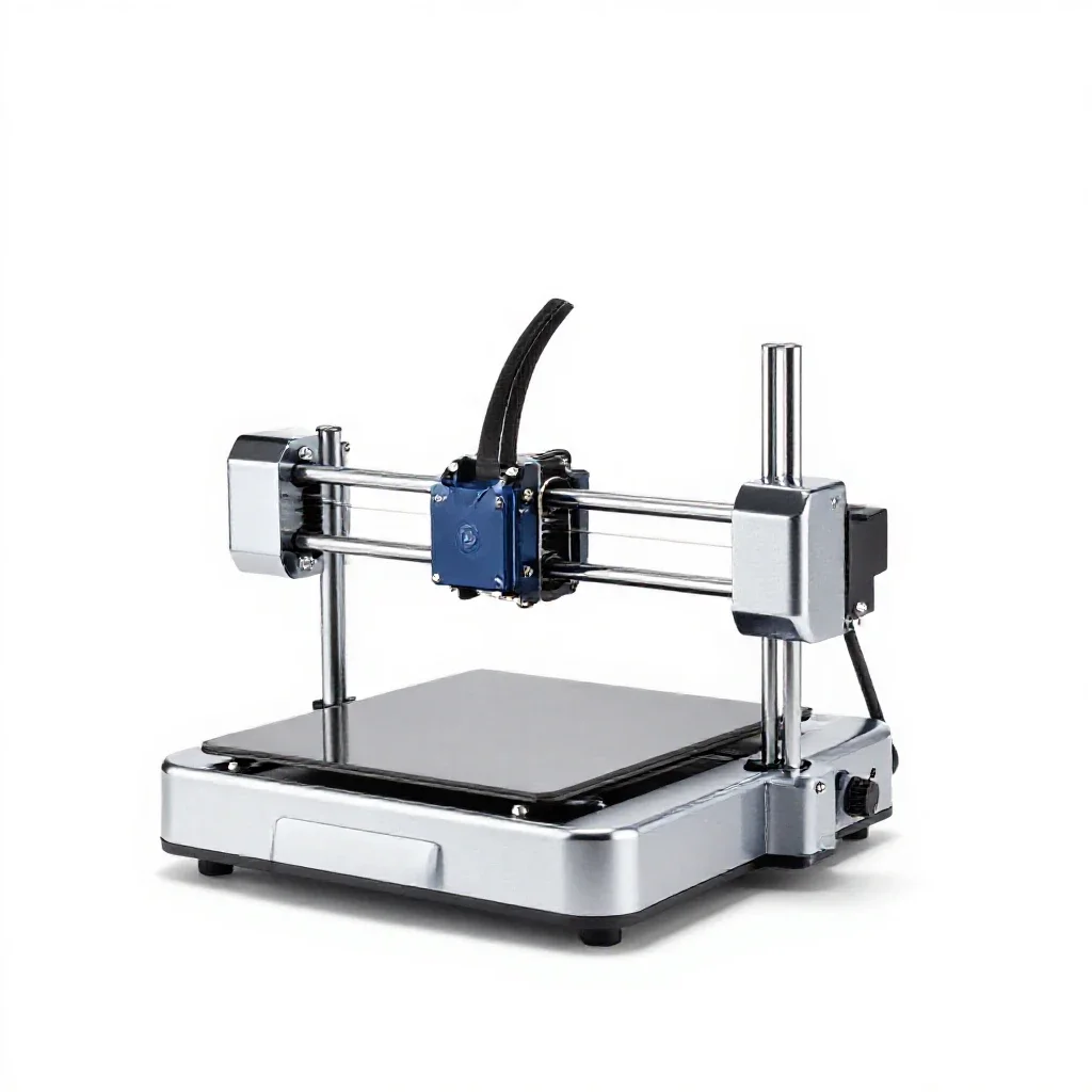 3d printer isolated on a white background