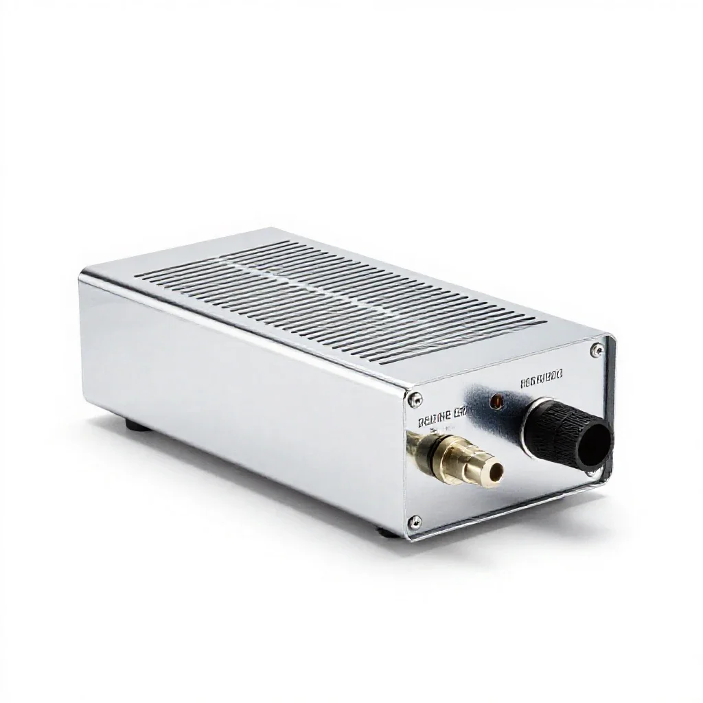 Bench power supply isolated on a white background