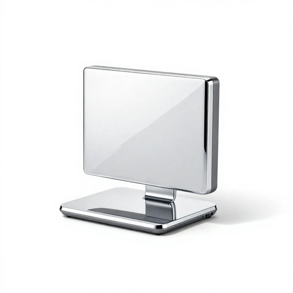 Mini desktop computer isolated on a white background