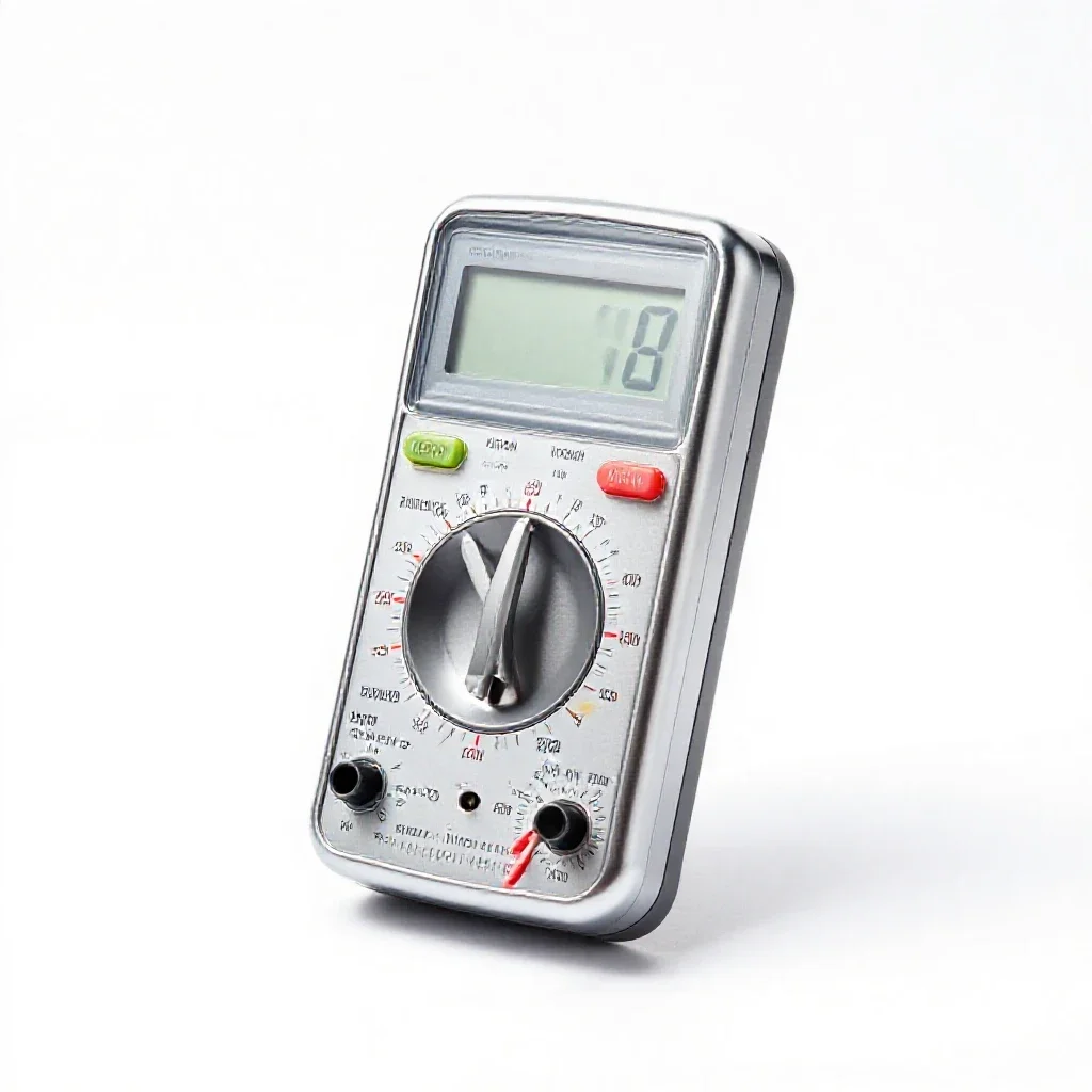Multimeter isolated on a white background