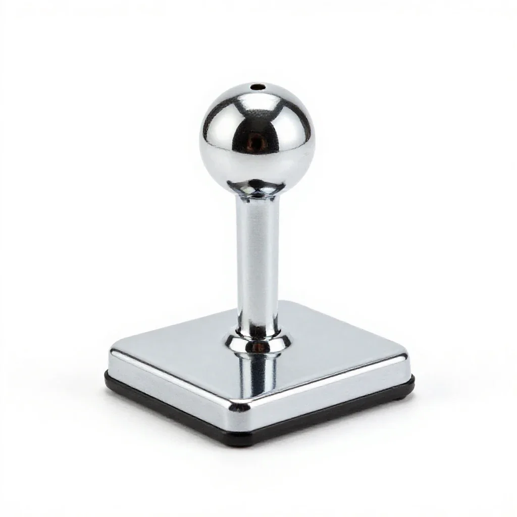 Retro arcade stick isolated on a white background