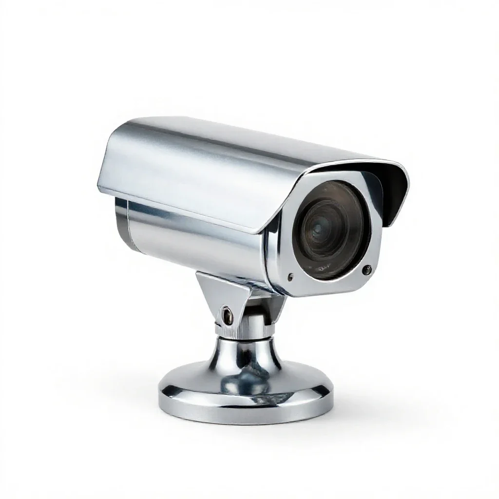 Security camera isolated on a white background