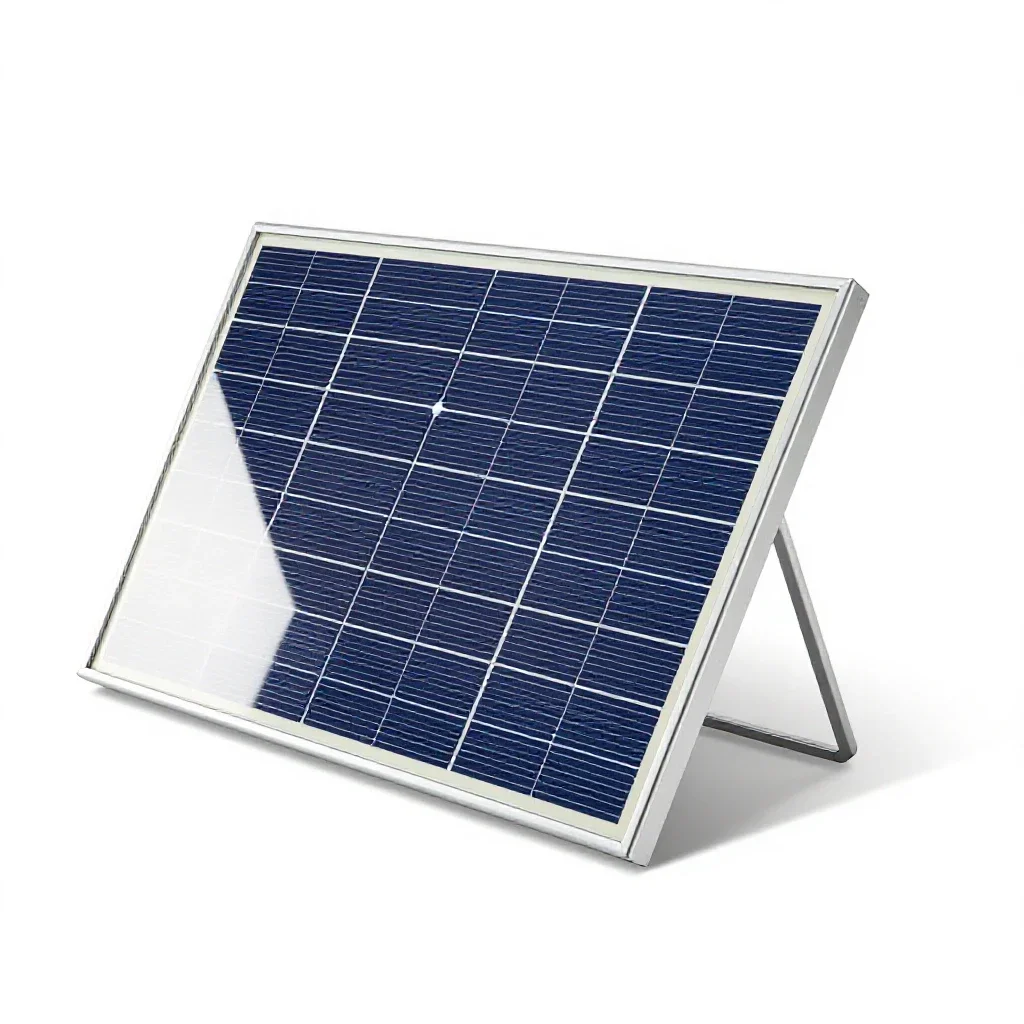 Solar charging panel isolated on a white background