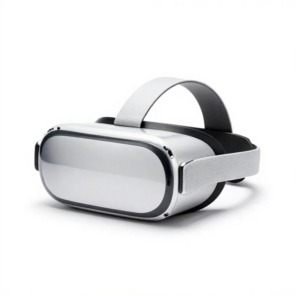 Virtual reality headset isolated on a white background