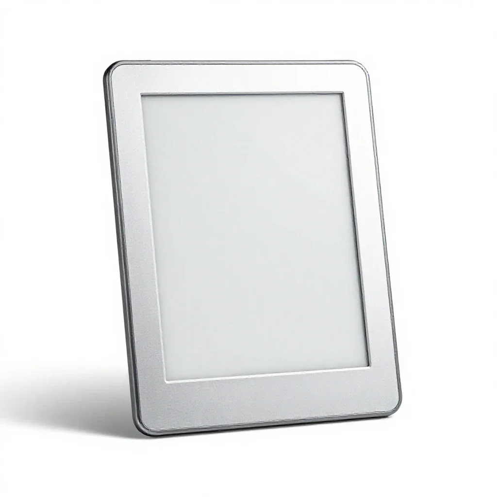 E-ink reader isolated on a white background