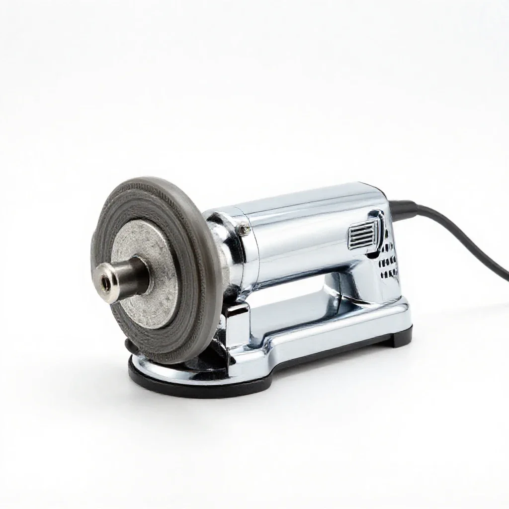 Bench grinder isolated on a white background