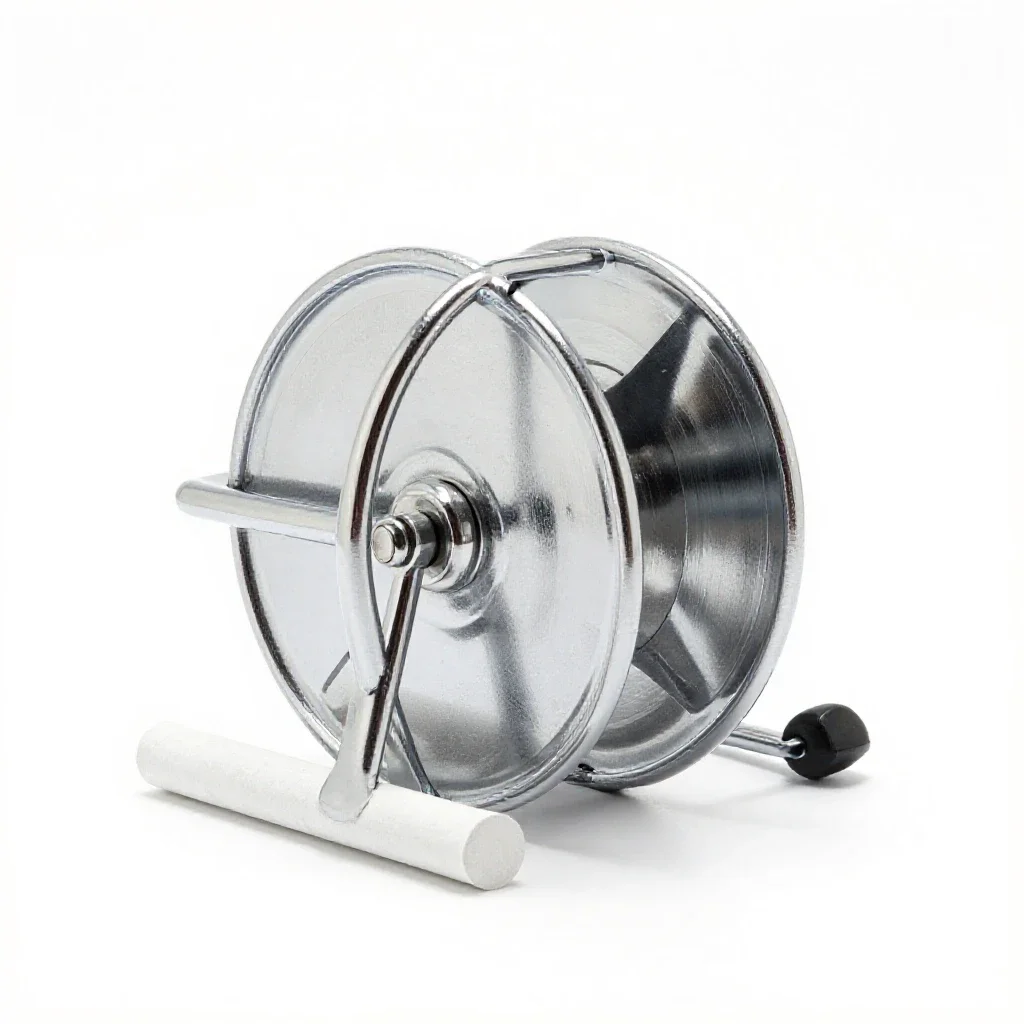 Chalk line reel isolated on a white background