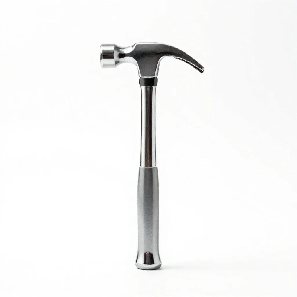 Claw hammer isolated on a white background