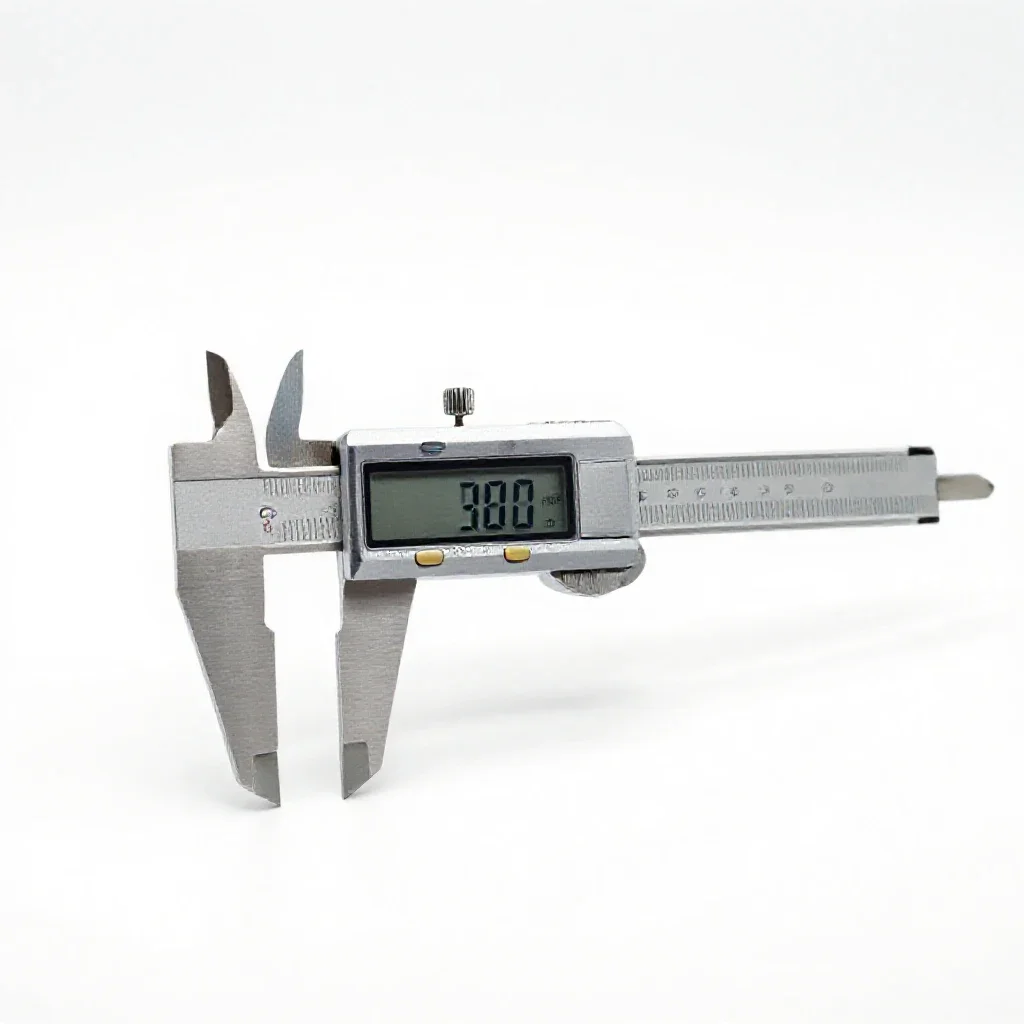 Digital caliper isolated on a white background