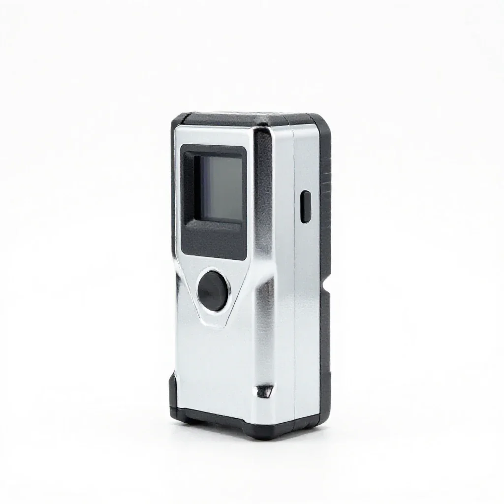 Laser distance meter isolated on a white background