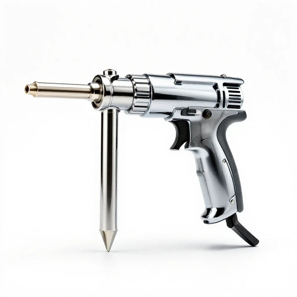 Nail gun isolated on a white background