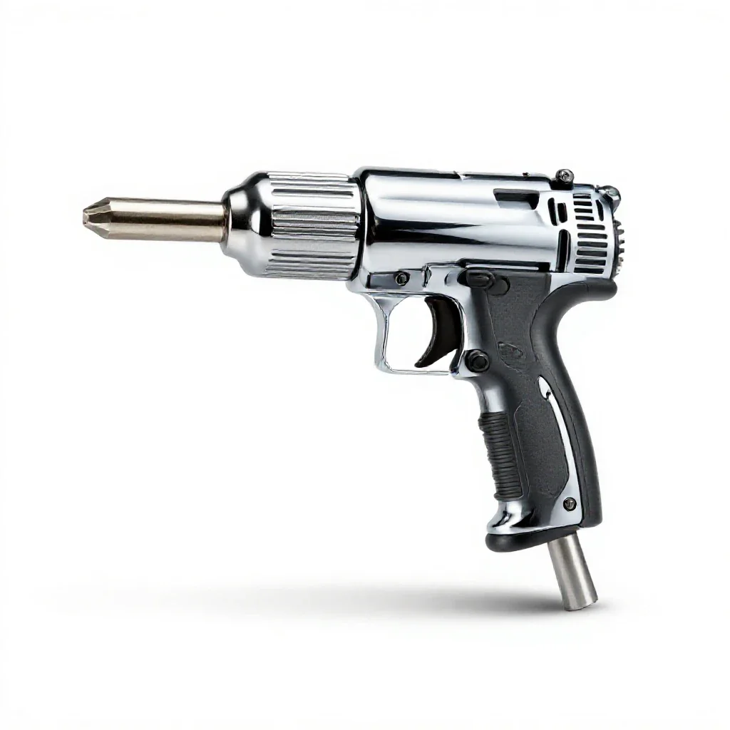 Rivet gun isolated on a white background