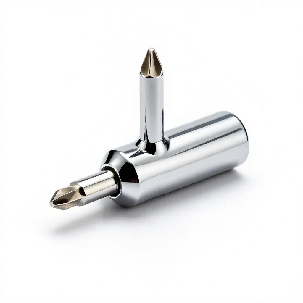 Rotary tool with bits isolated on a white background