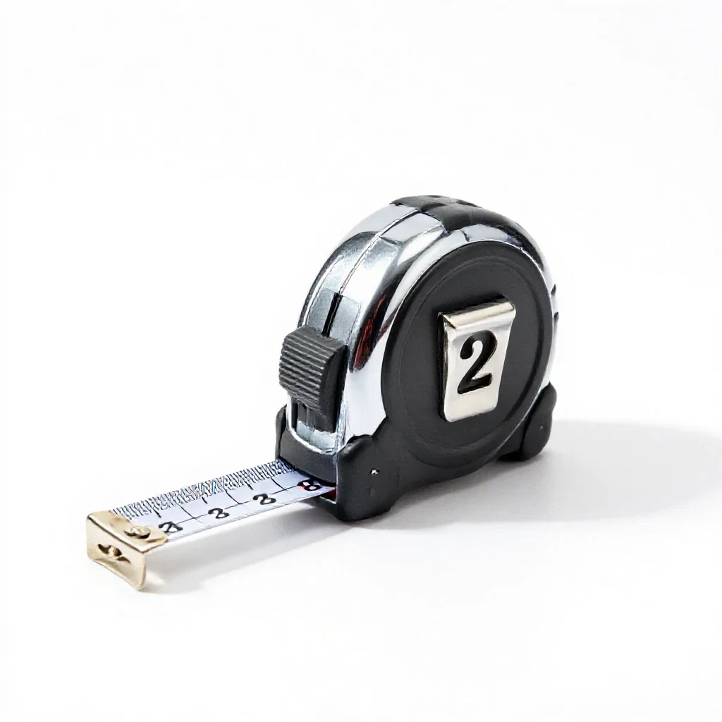 Tape measure isolated on a white background