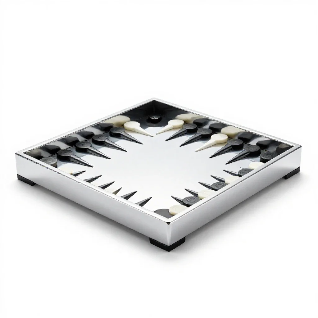 Backgammon board isolated on a white background