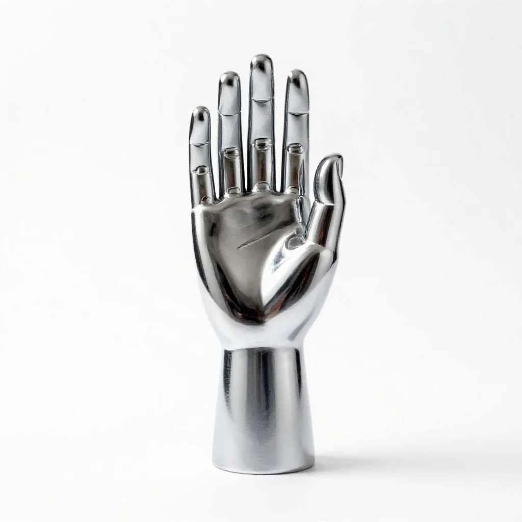 Hand puppet isolated on a white background