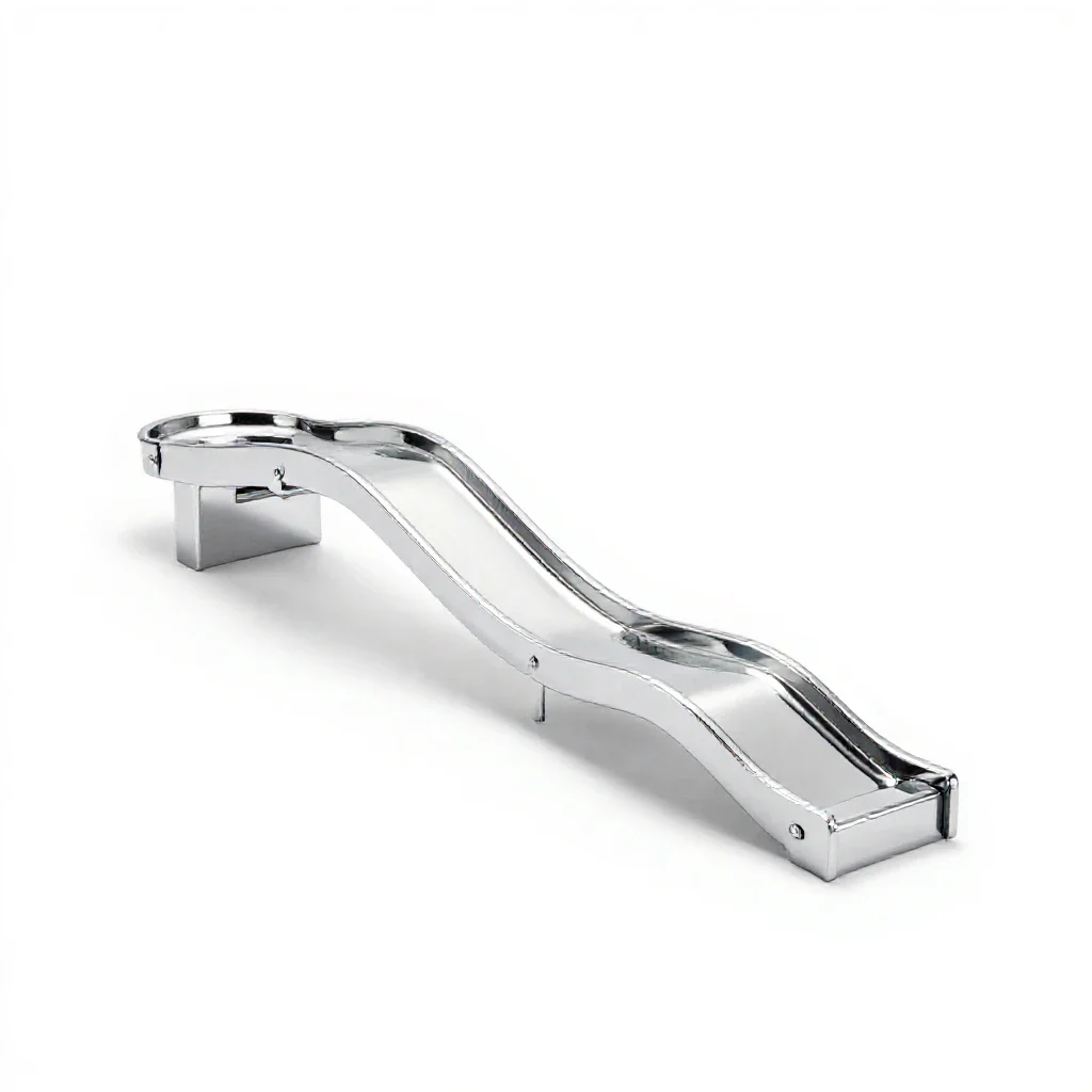 Marble run kit isolated on a white background