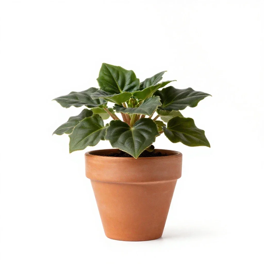 Begonia isolated on a white background