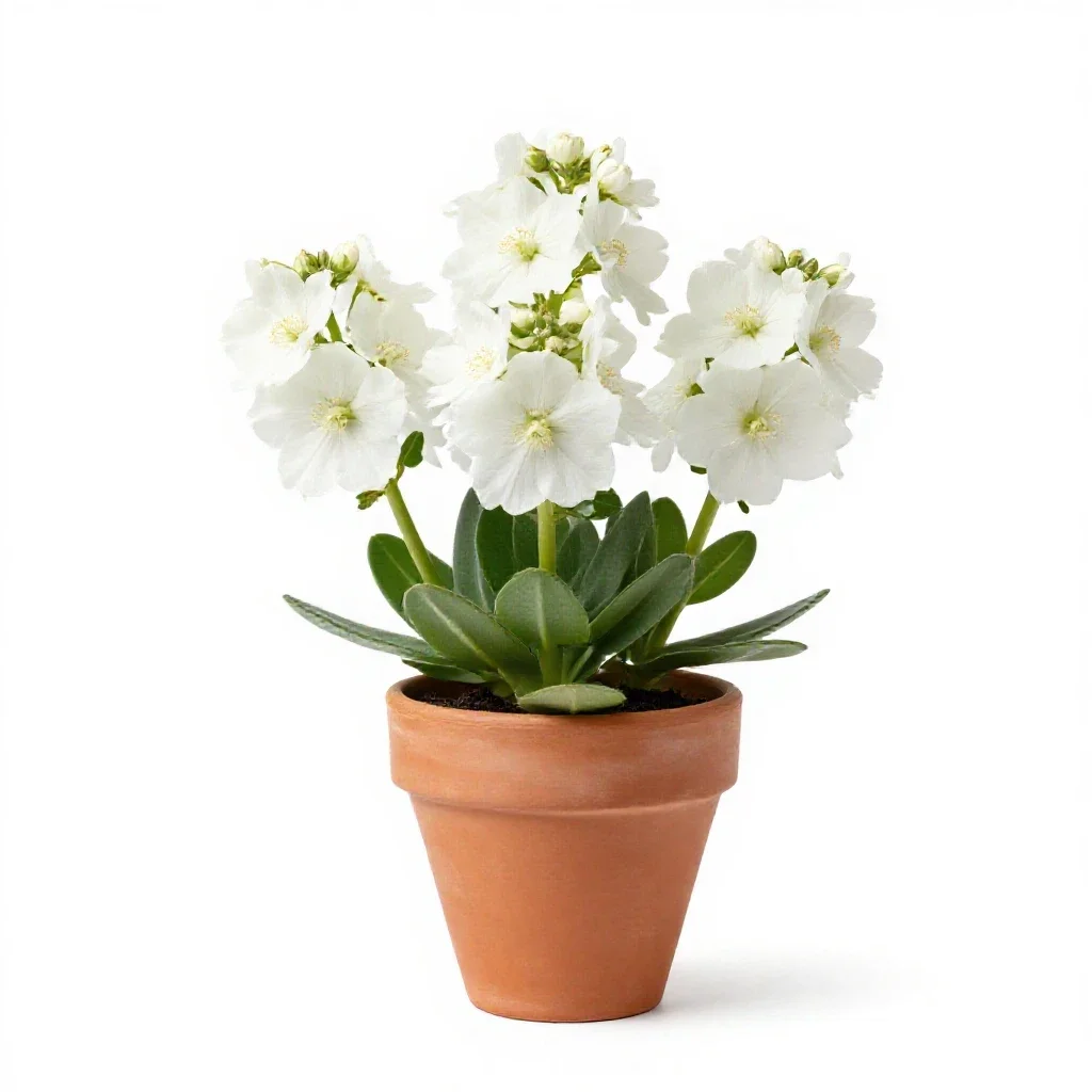 Bladder campion isolated on a white background