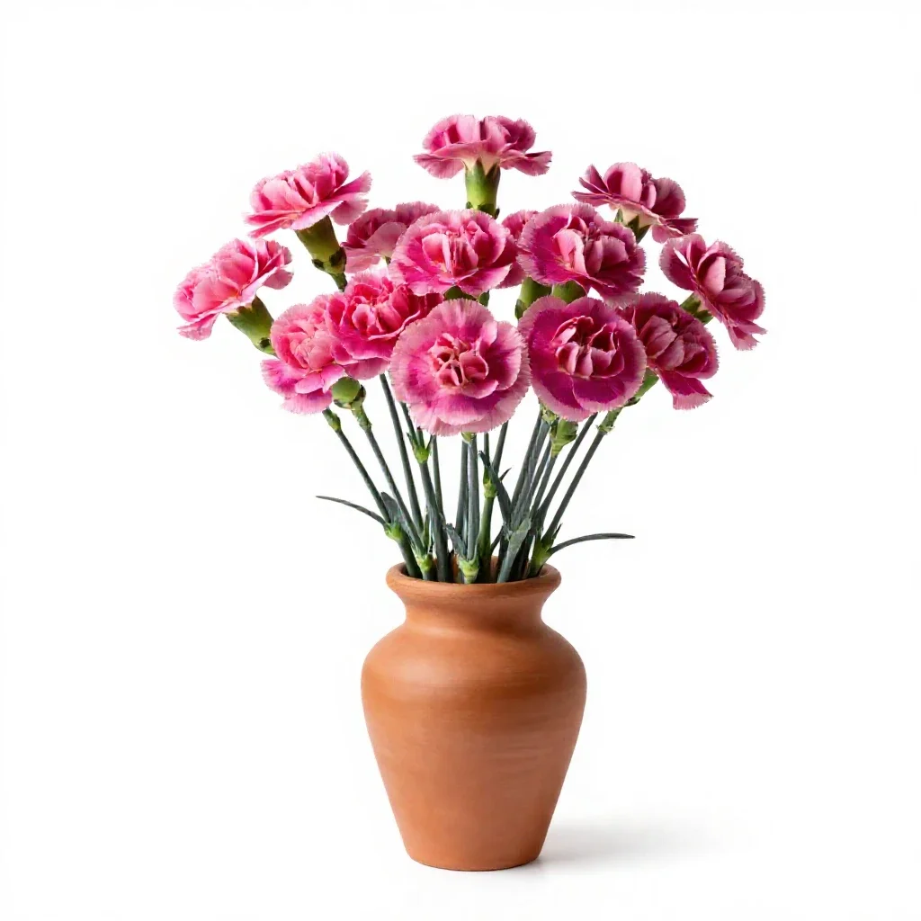Carnation isolated on a white background
