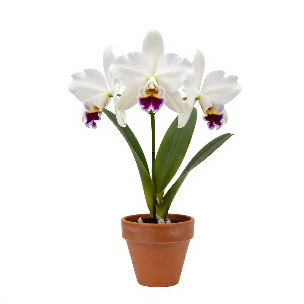 Cattleya isolated on a white background