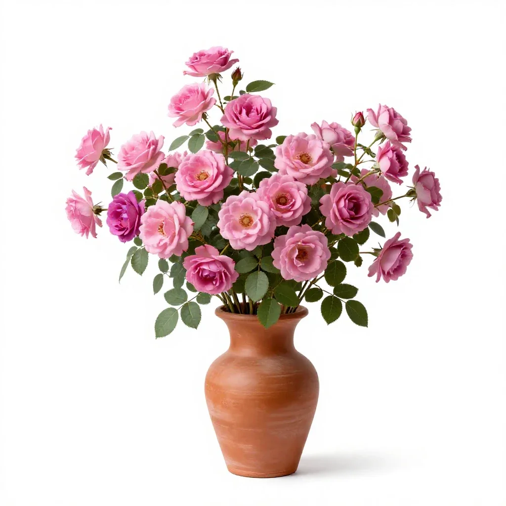 China pink isolated on a white background