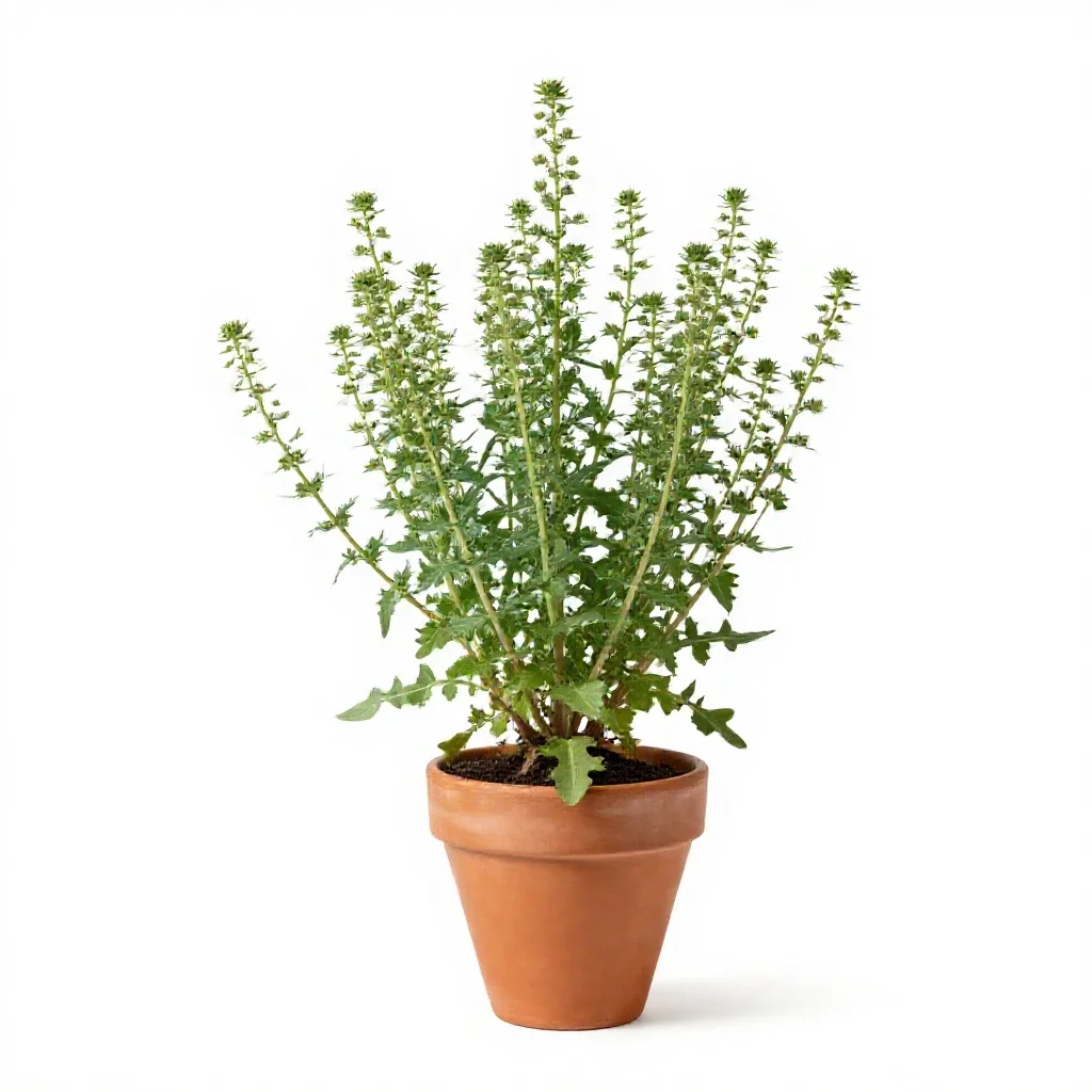 Cudweed isolated on a white background