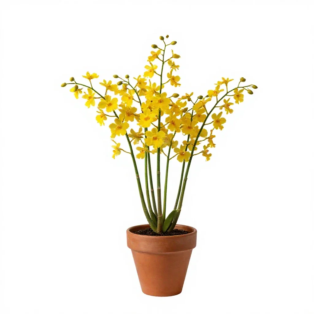 Dendrobium isolated on a white background