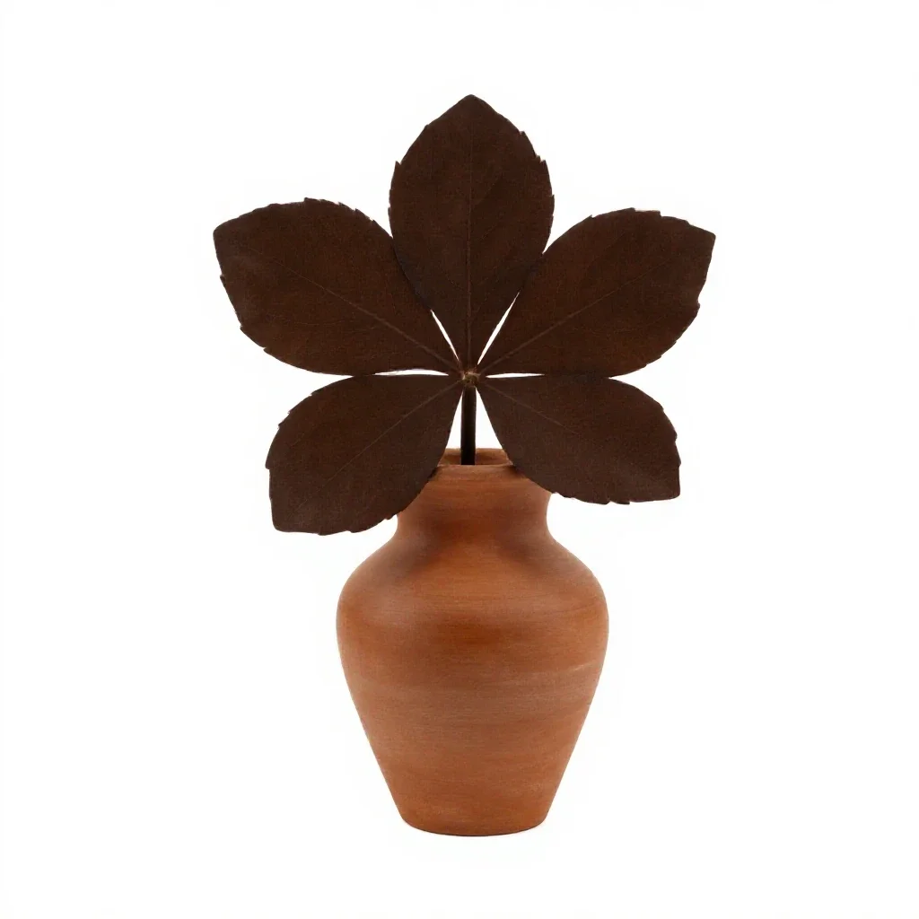 Flower head isolated on a white background