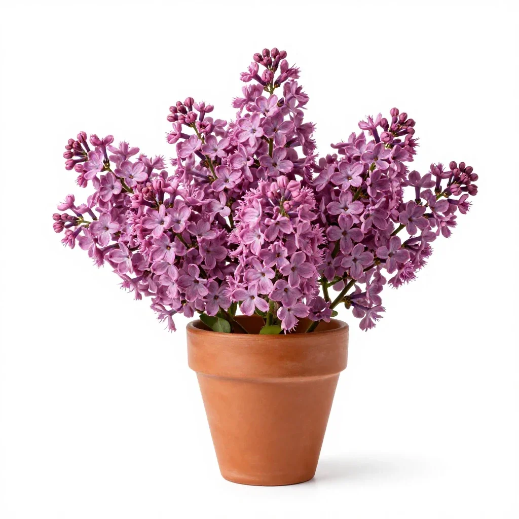 Fringed pink isolated on a white background