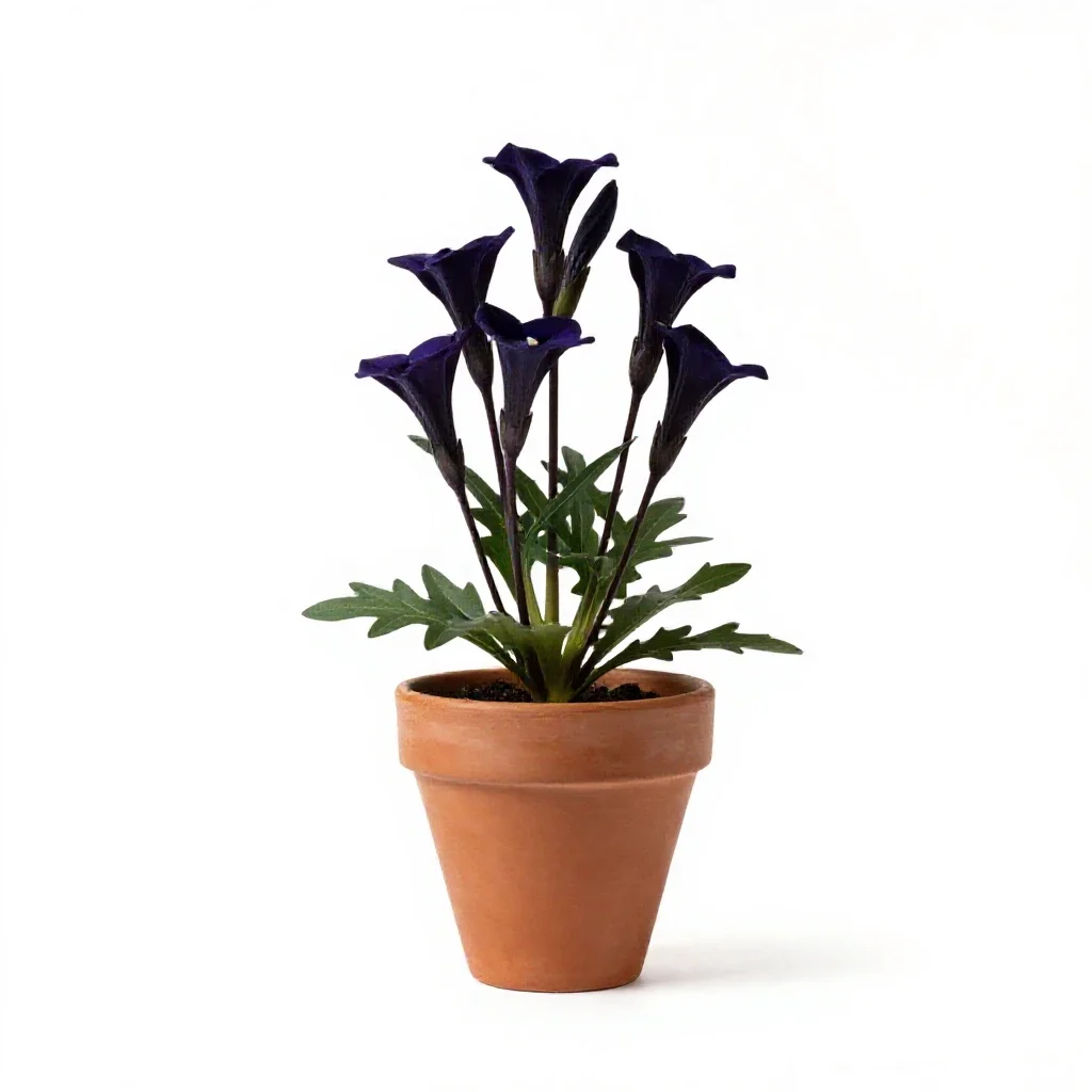 Gentian isolated on a white background