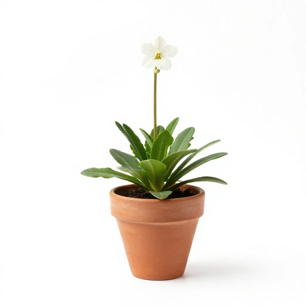 Gentianella isolated on a white background