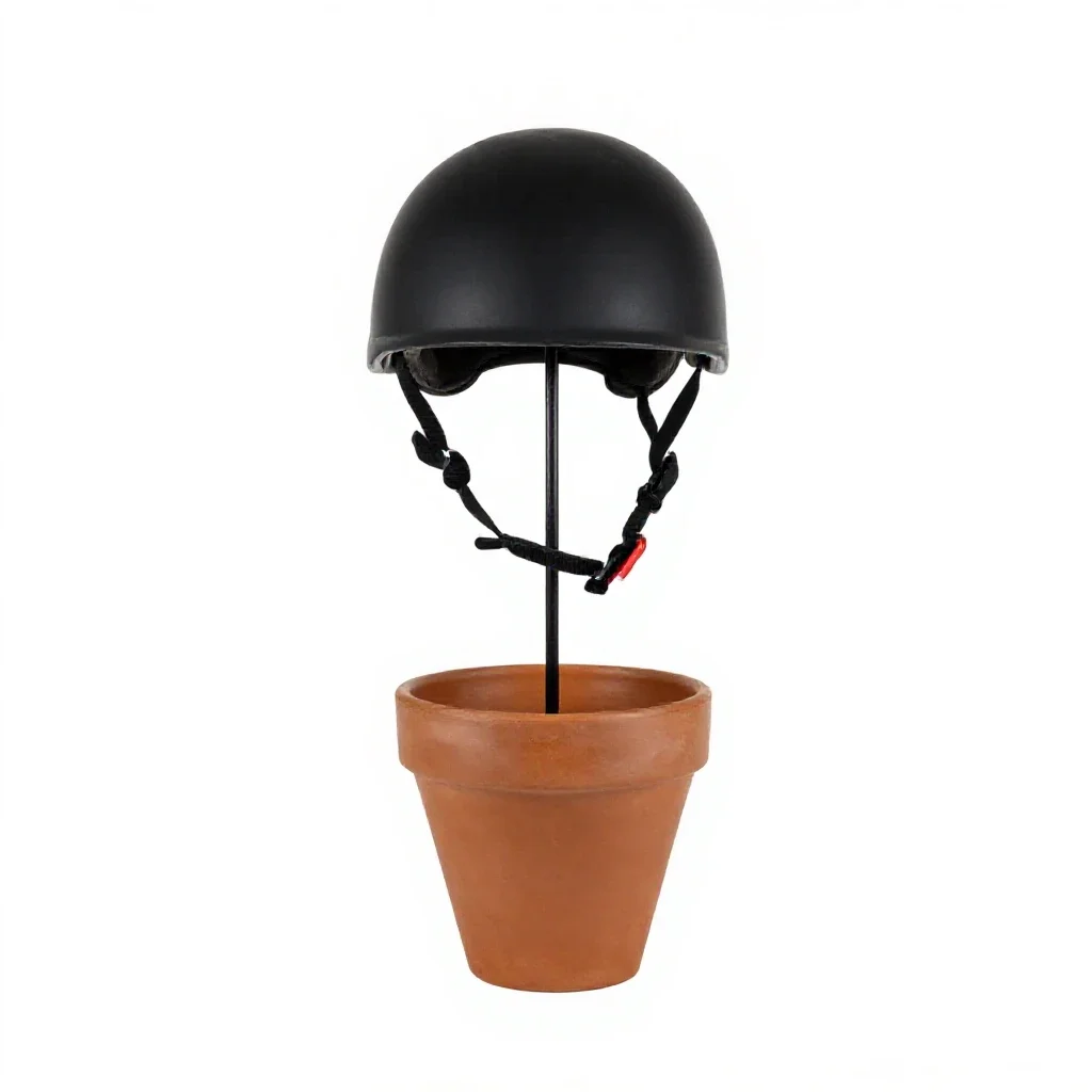 Helmetflower isolated on a white background