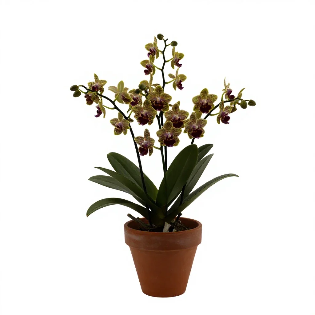 Masdevallia isolated on a white background
