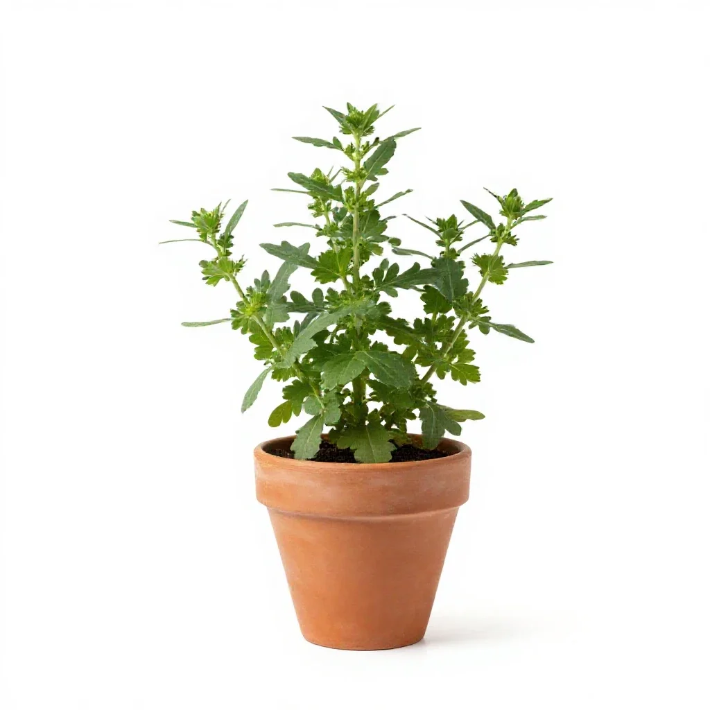 Mistflower isolated on a white background