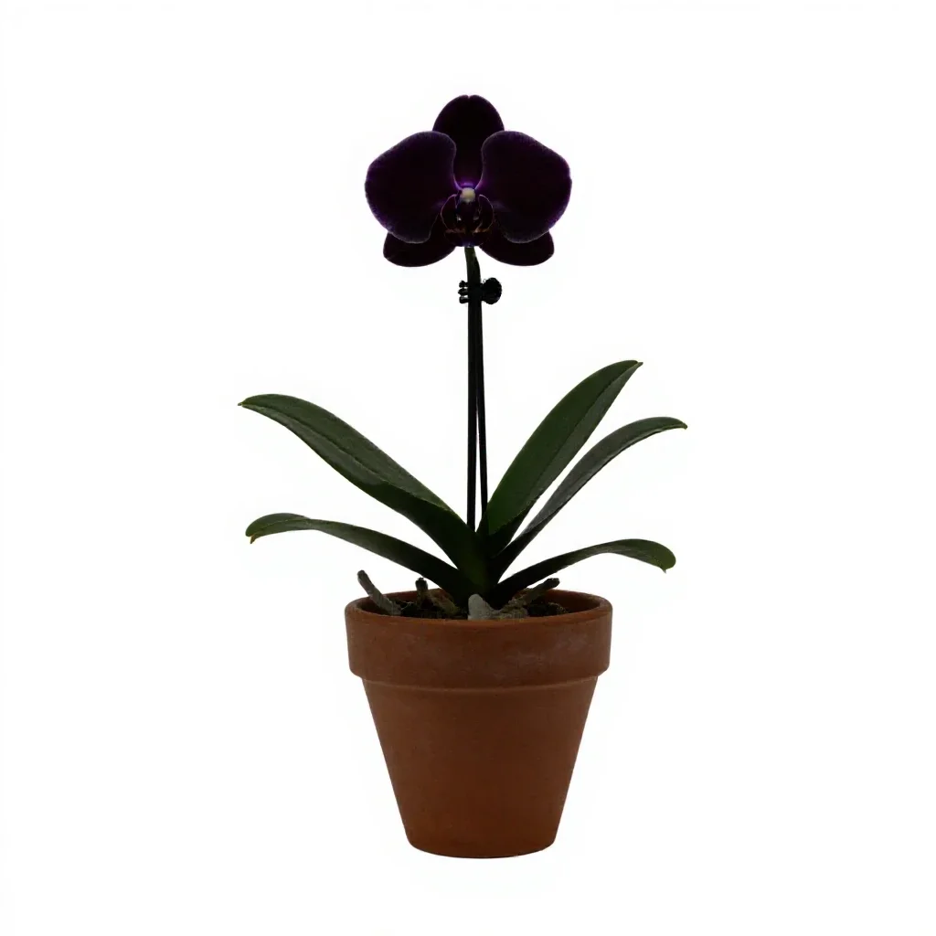 Moth orchid isolated on a white background