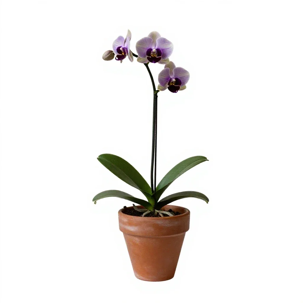 Pansy orchid isolated on a white background