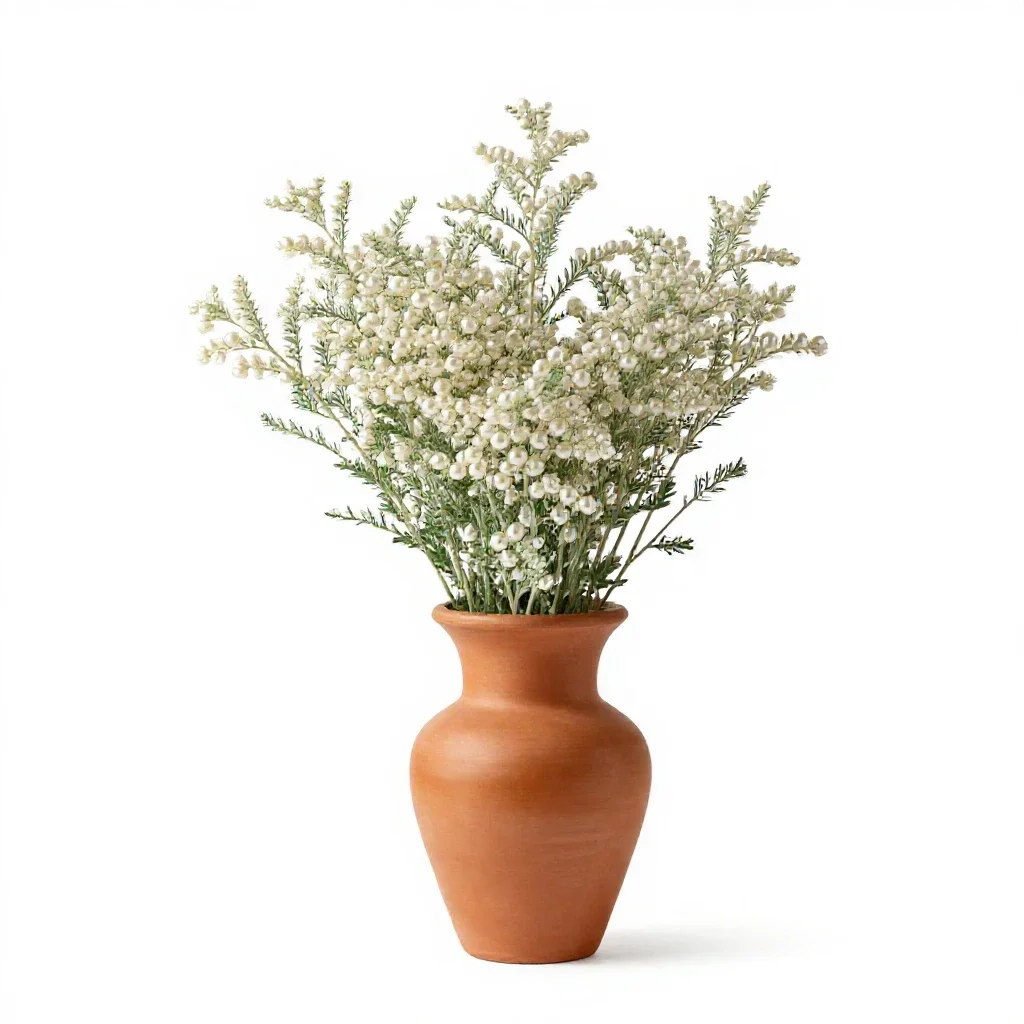 Pearly everlasting isolated on a white background