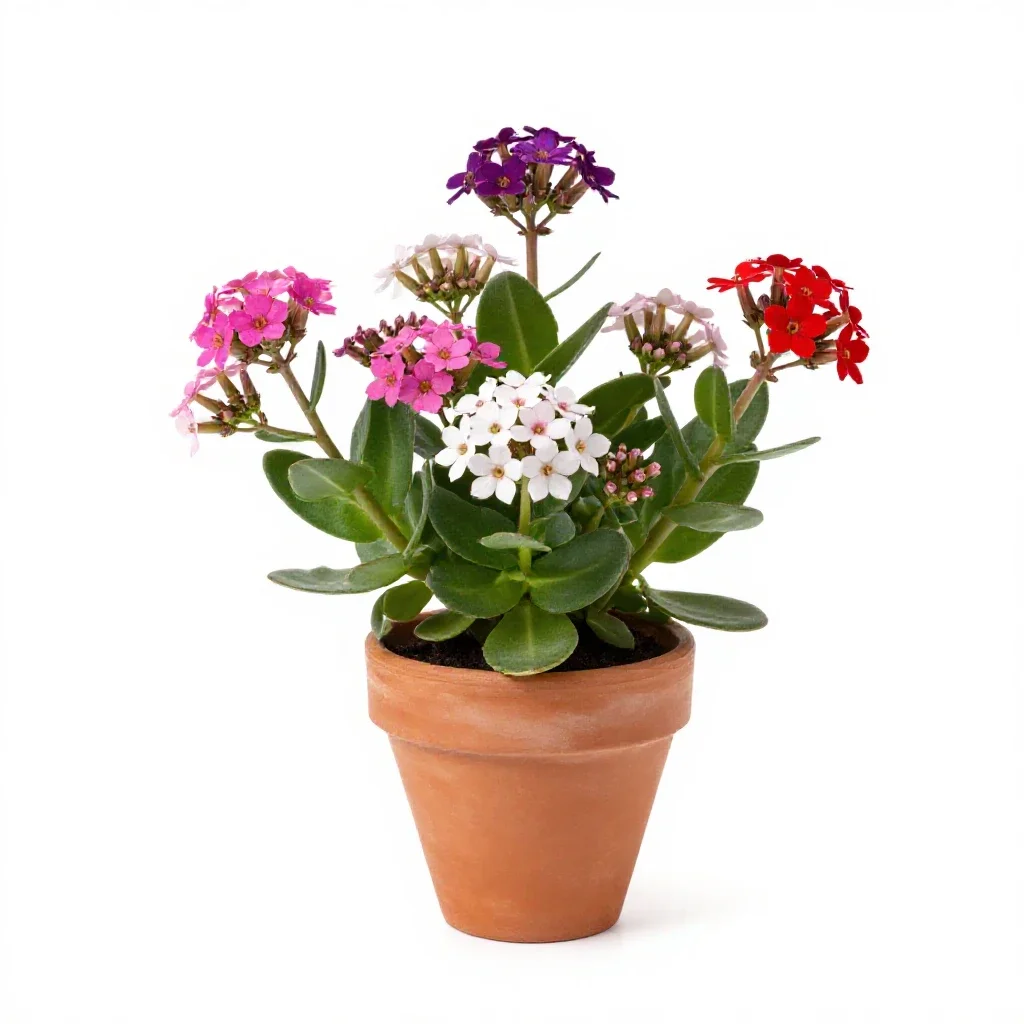 Portulaca isolated on a white background