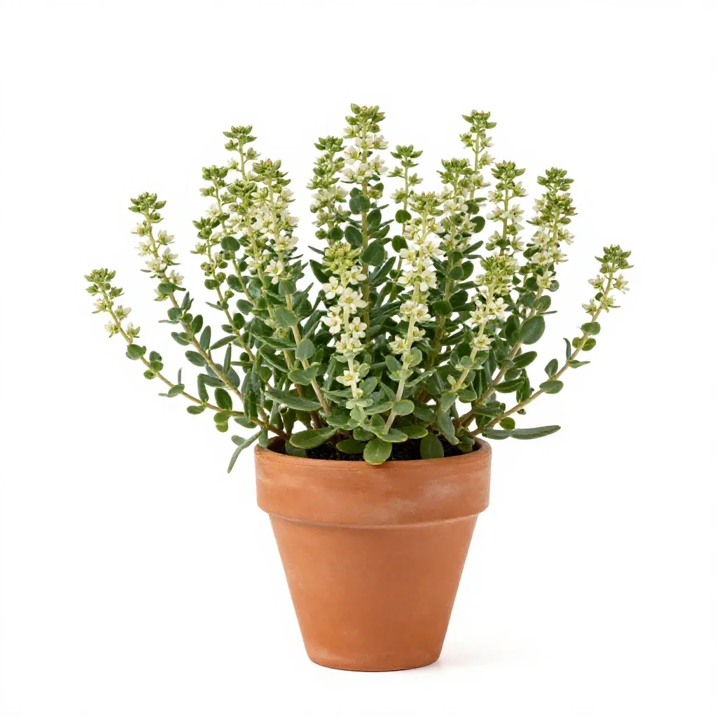 Seabeach sandwort isolated on a white background