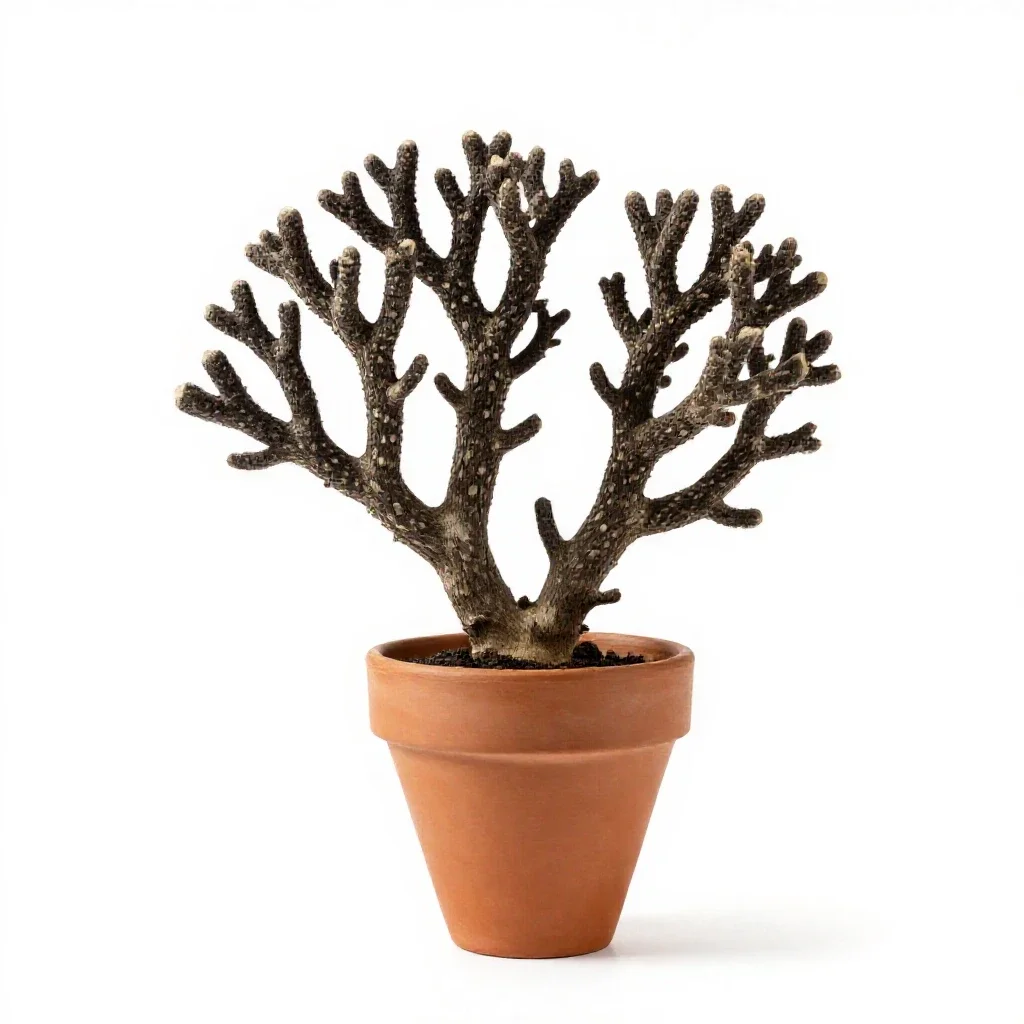 Spotted coral root isolated on a white background