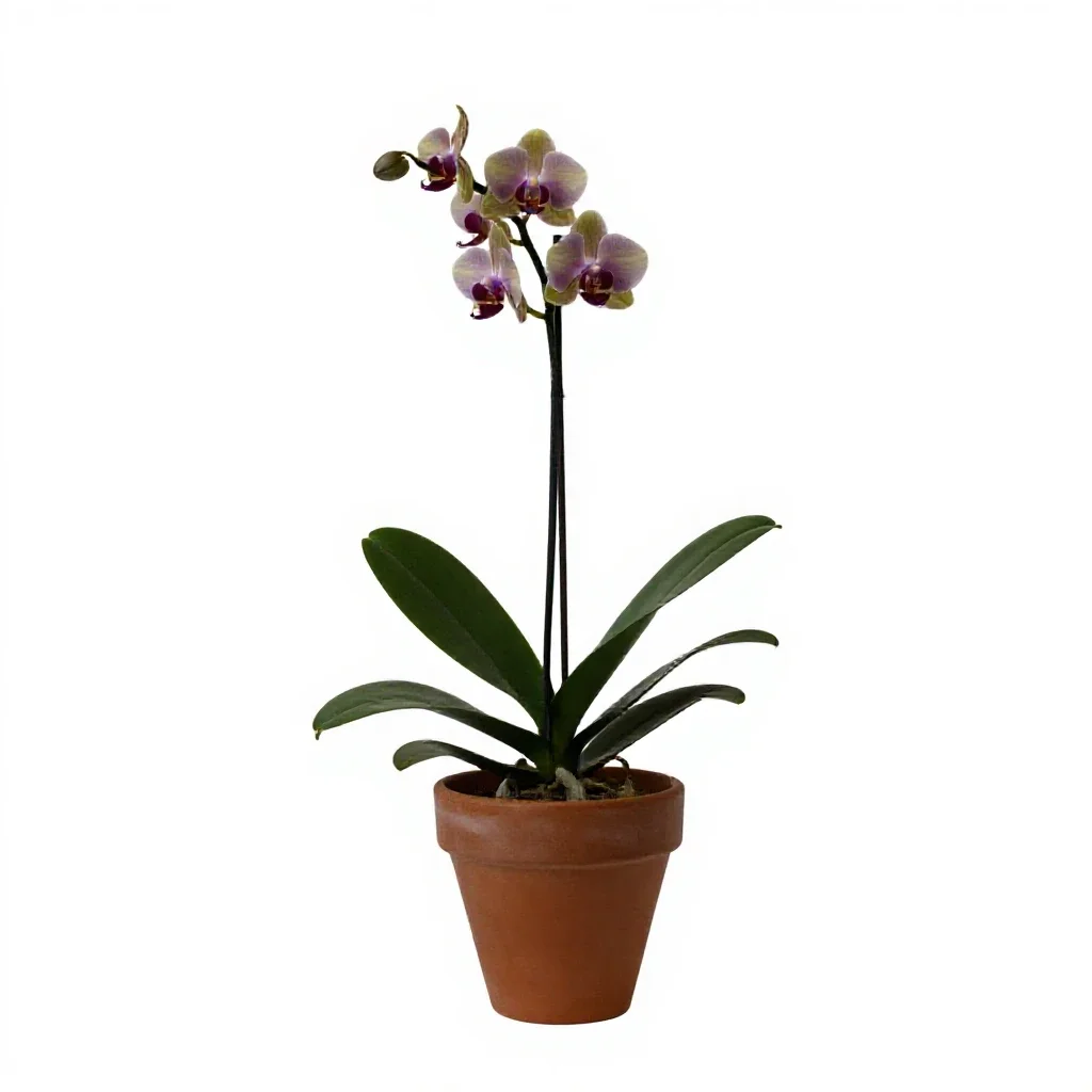 Tangle orchid isolated on a white background