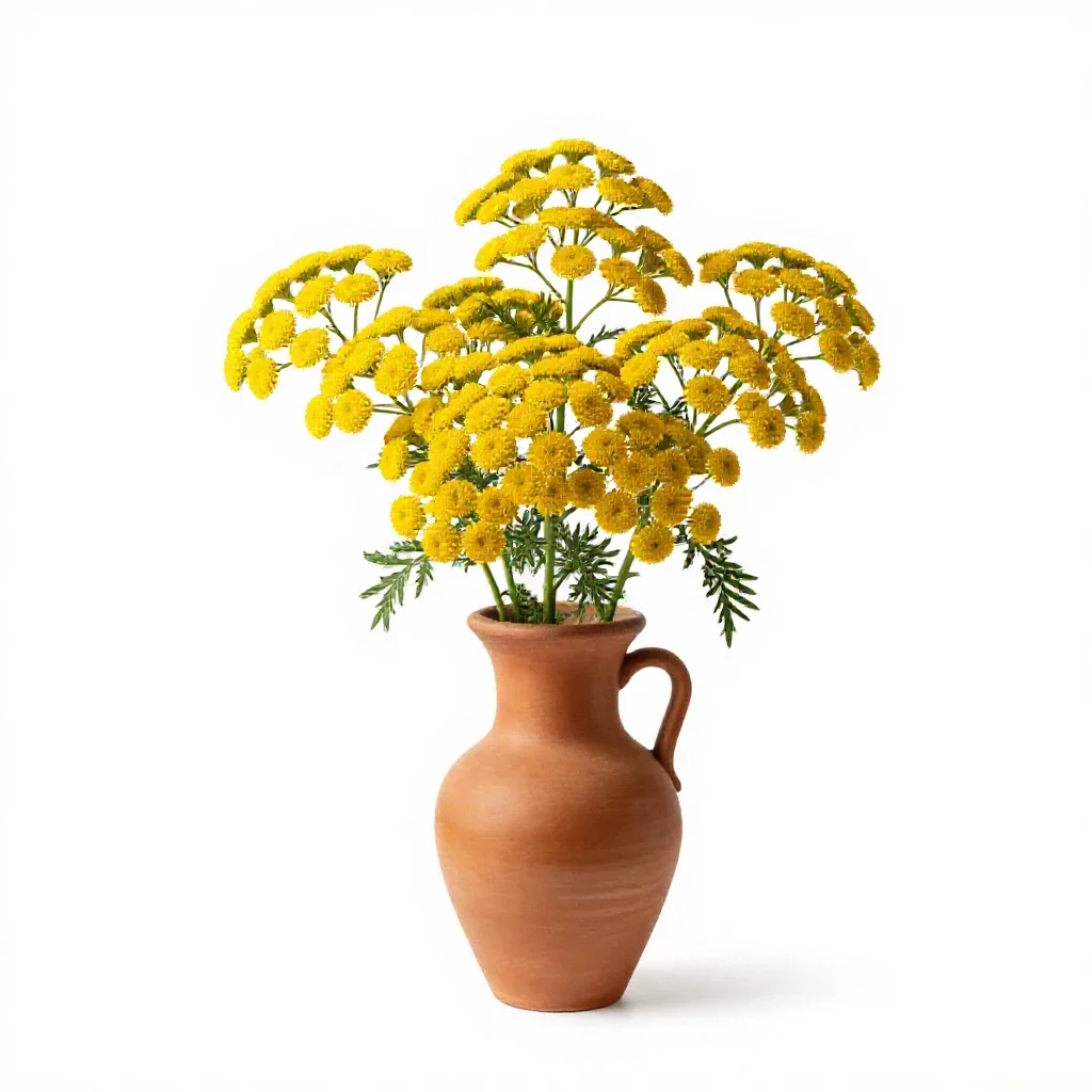 Tansy isolated on a white background