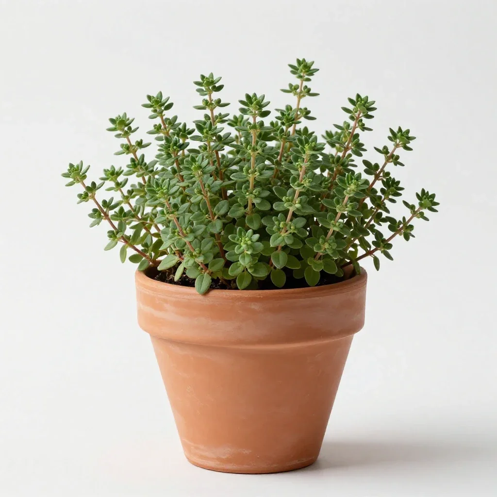 Thyme-leaved sandwort isolated on a white background
