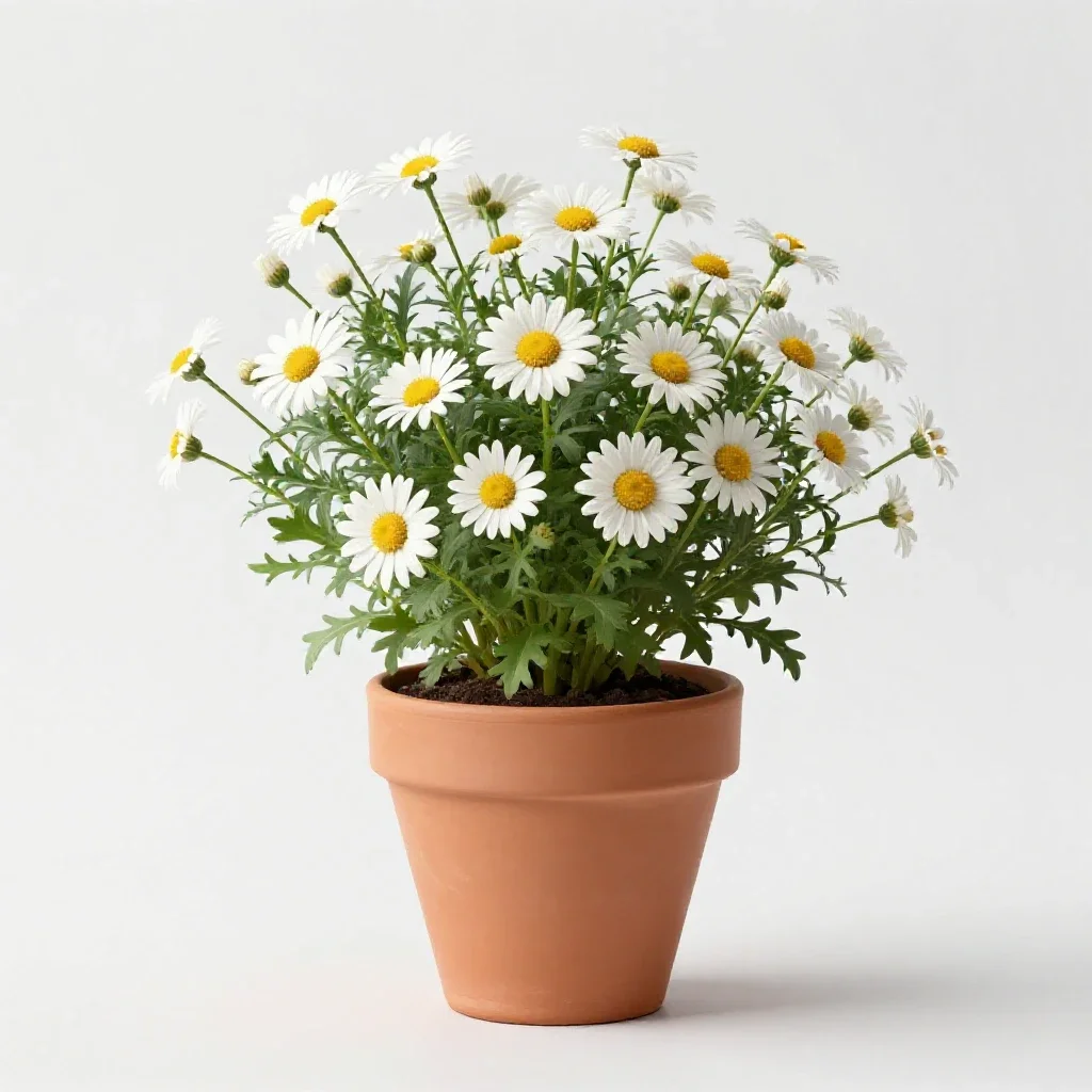 Aster isolated on a white background